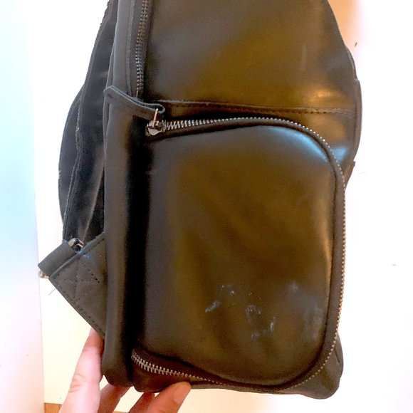 Black Leather Backpack - Atlas Supply Co. - Picture 8 of 10